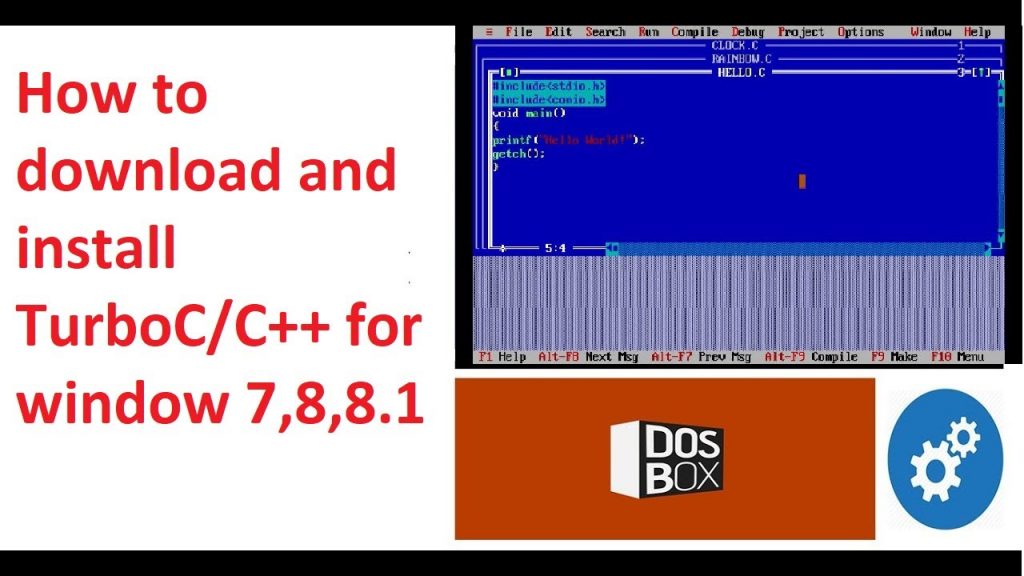 How to install Turbo C
