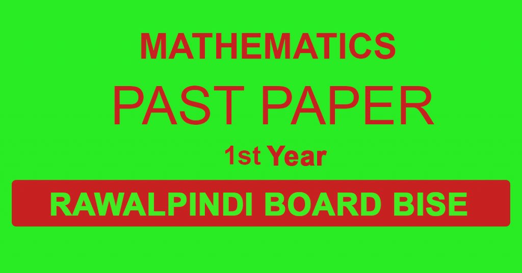 mathematics past paper