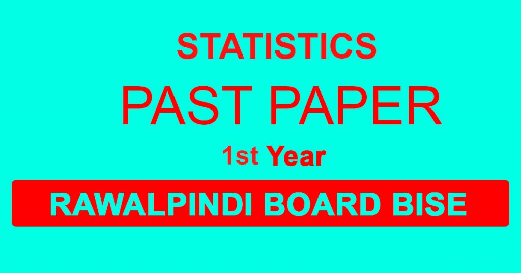 statistics past paper