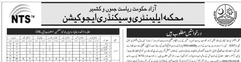 kashmir teaching jobs