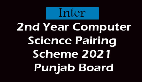 rawalpindi board computer science 2nd year paper scheme